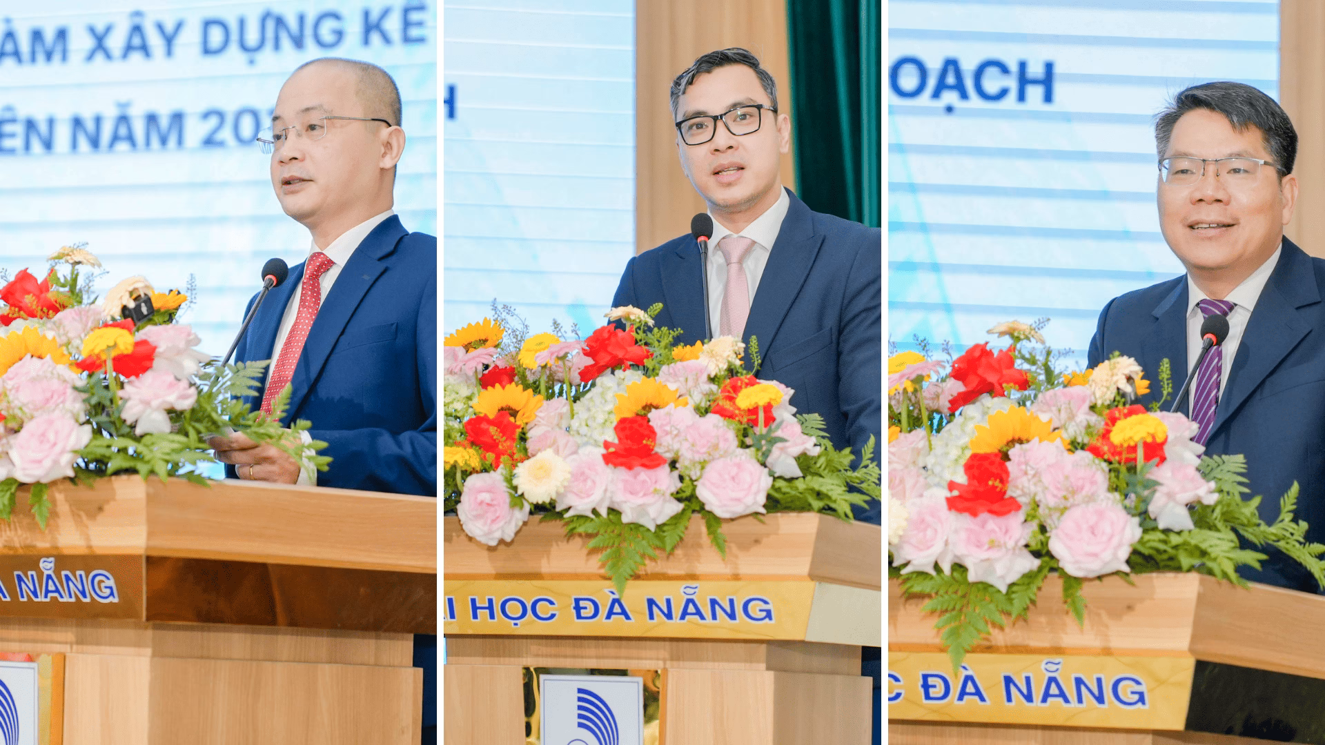 Đại diện lãnh đạo ba đơn vị ký kết hợp tác phát biểu