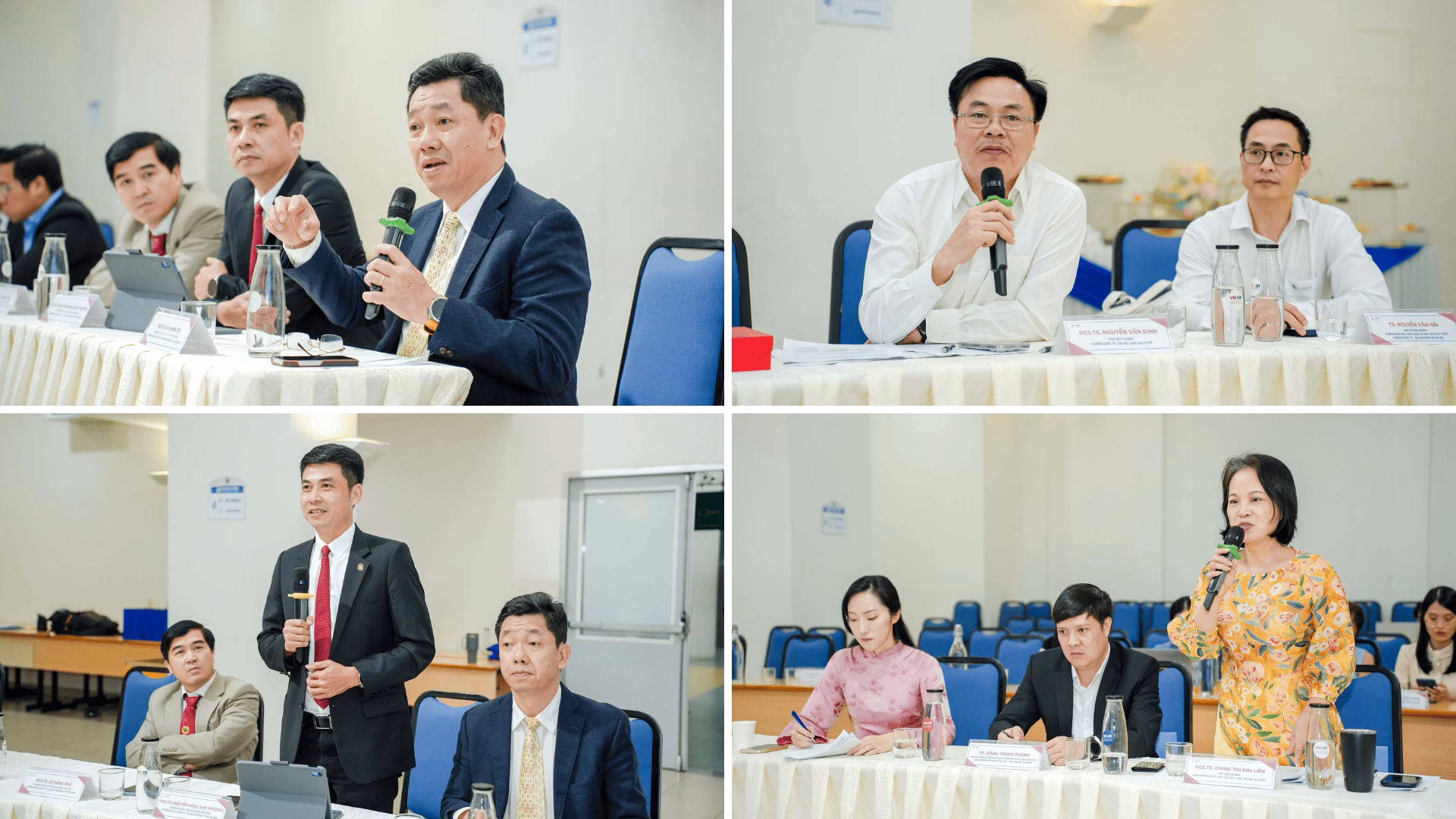 Các đại diện thảo luận chi tiết về các đề xuất nhóm công tác chuyên môn