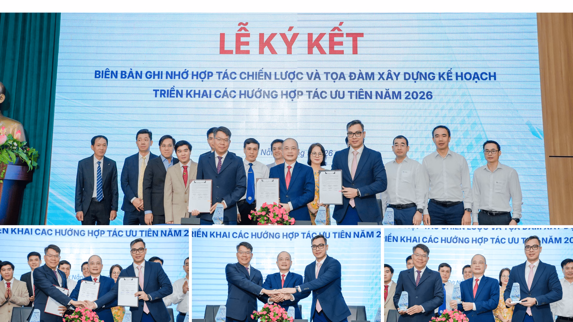 VNUK ký kết hợp tác chiến lược cùng Trường Đại học Quốc tế – ĐHQG-HCM và Trường Quốc tế – ĐHQG-HN, thúc đẩy quốc tế hóa giáo dục đại học Việt Nam