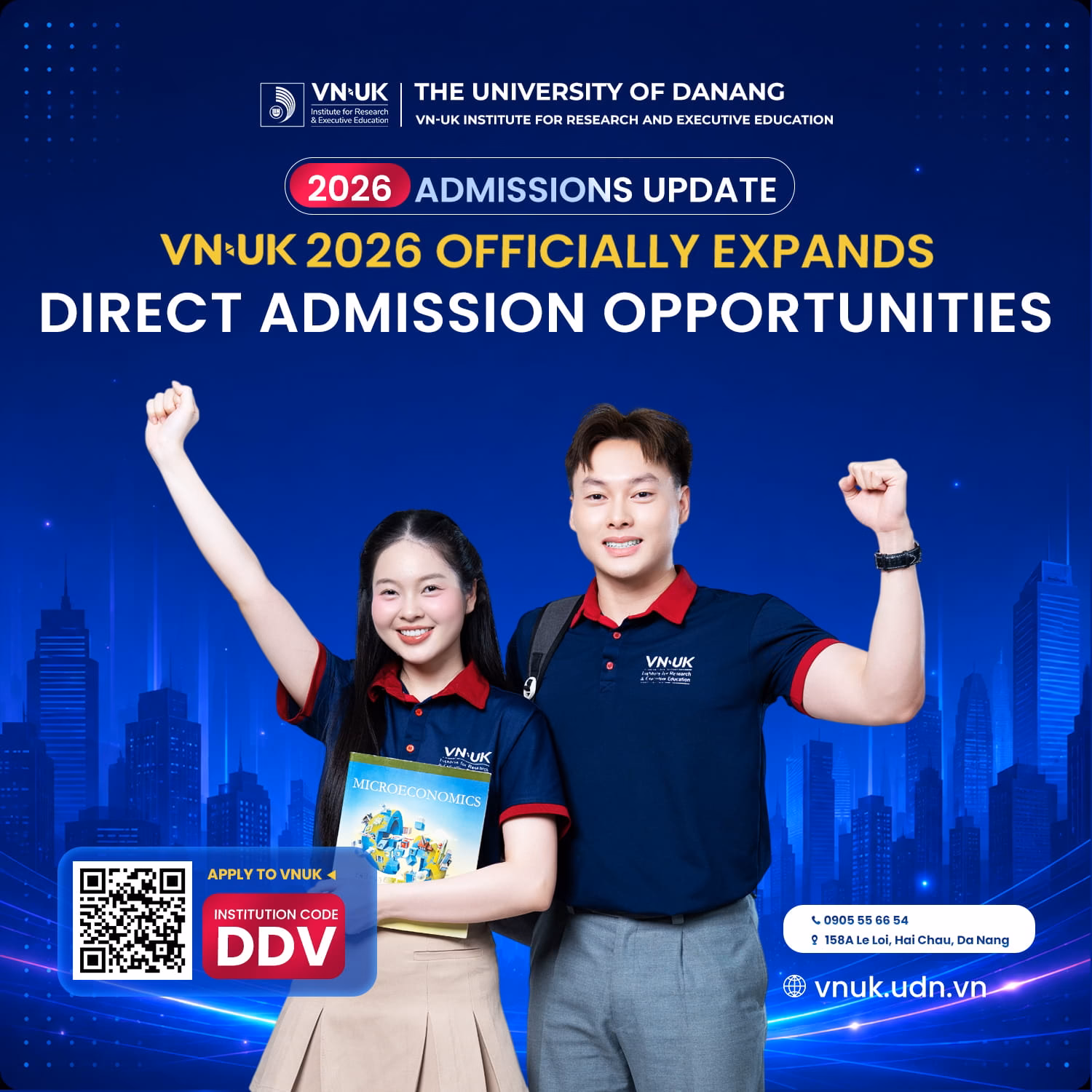2026 admissions update: VNUK officially expands direct admission opportunities